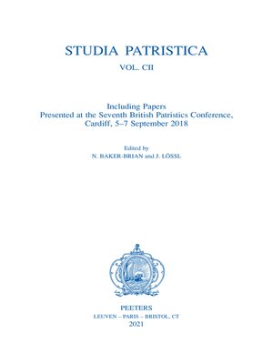 cover image of Studia Patristica. Volume CII